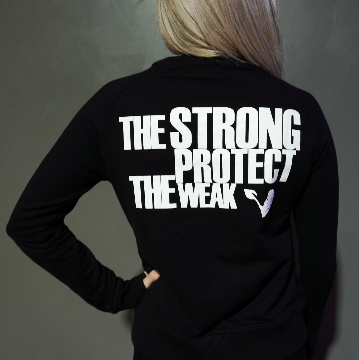 S.P.T.W Crew - Black - Vegan Sweatshirt