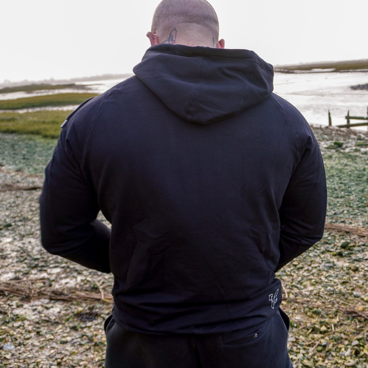FLEX Performance - Vegan Gym Hoodie - Black