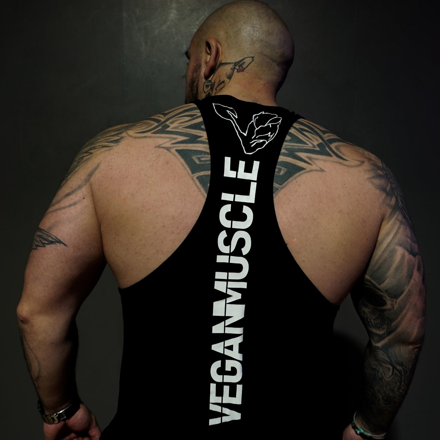 FREEDOM - Bamboo Vegan Gym Vest - Black