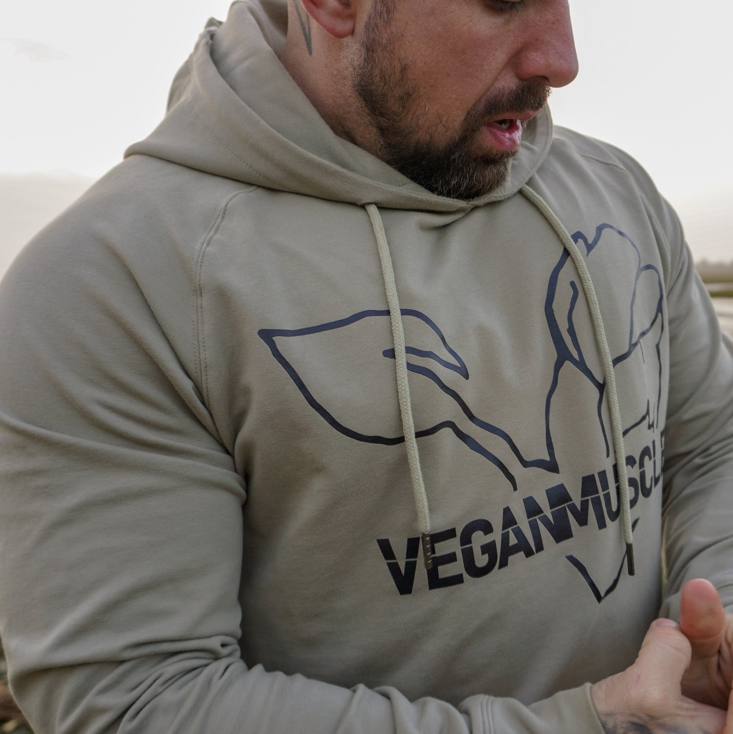 FLEX Performance - Vegan Gym Hoodie - Grey