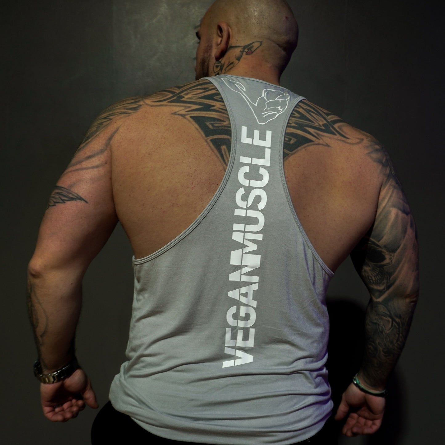 FREEDOM - Bamboo Vegan Gym Vest - Grey