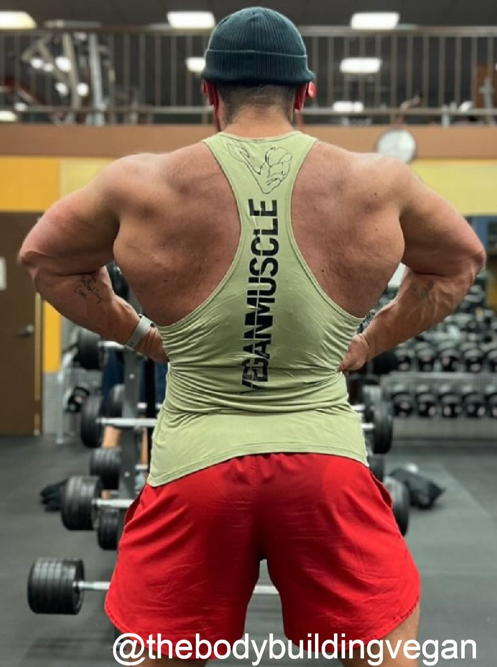 FREEDOM - Bamboo Vegan Gym Vest - Khaki