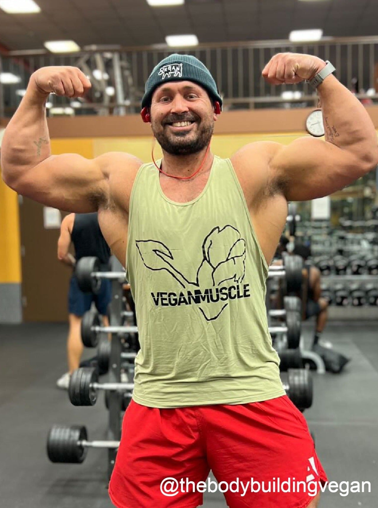 FREEDOM - Bamboo Vegan Gym Vest - Khaki