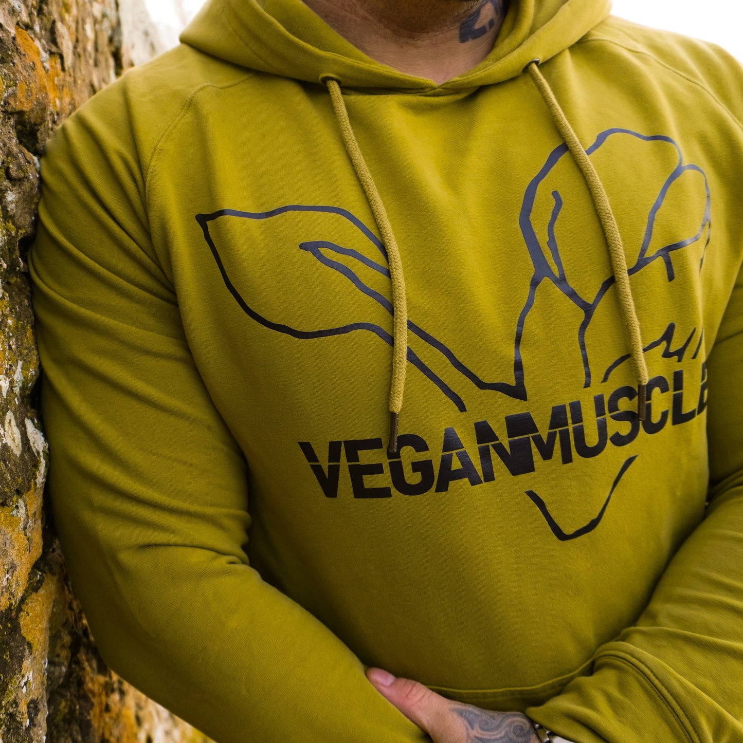 FLEX Performance - Vegan Gym Hoodie - Khaki Green