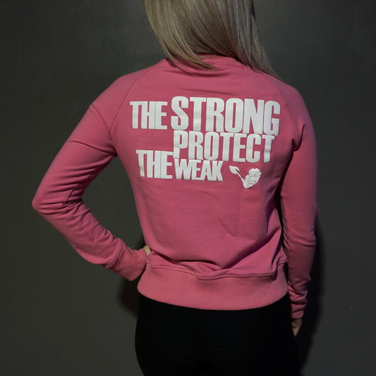 S.P.T.W Crew - Pink - Vegan Sweatshirt