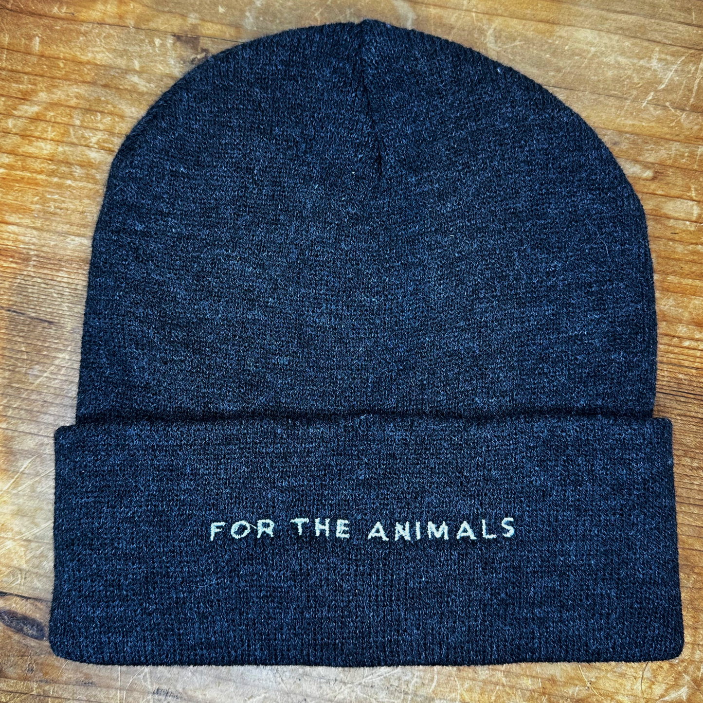 FOR THE ANIMALS Beanie - Dark Grey