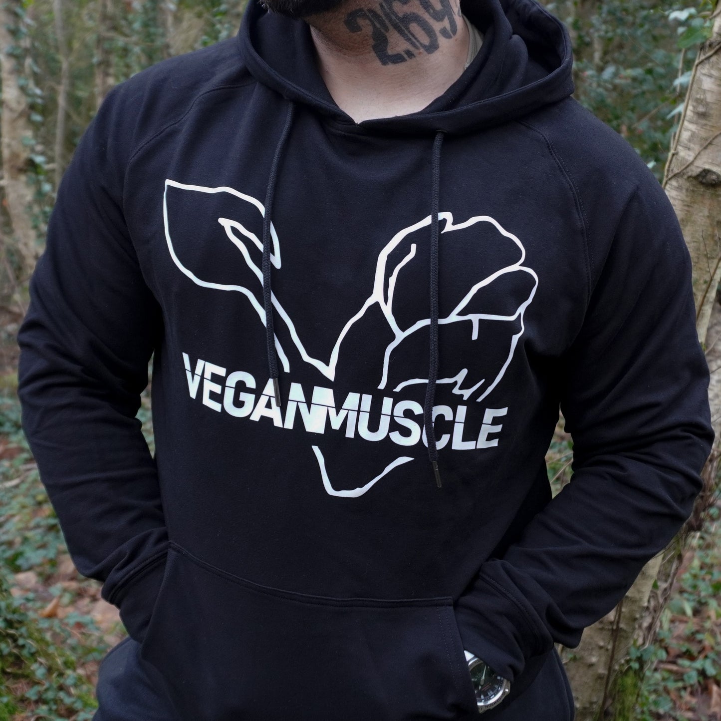 FLEX Performance - Vegan Gym Hoodie - Black