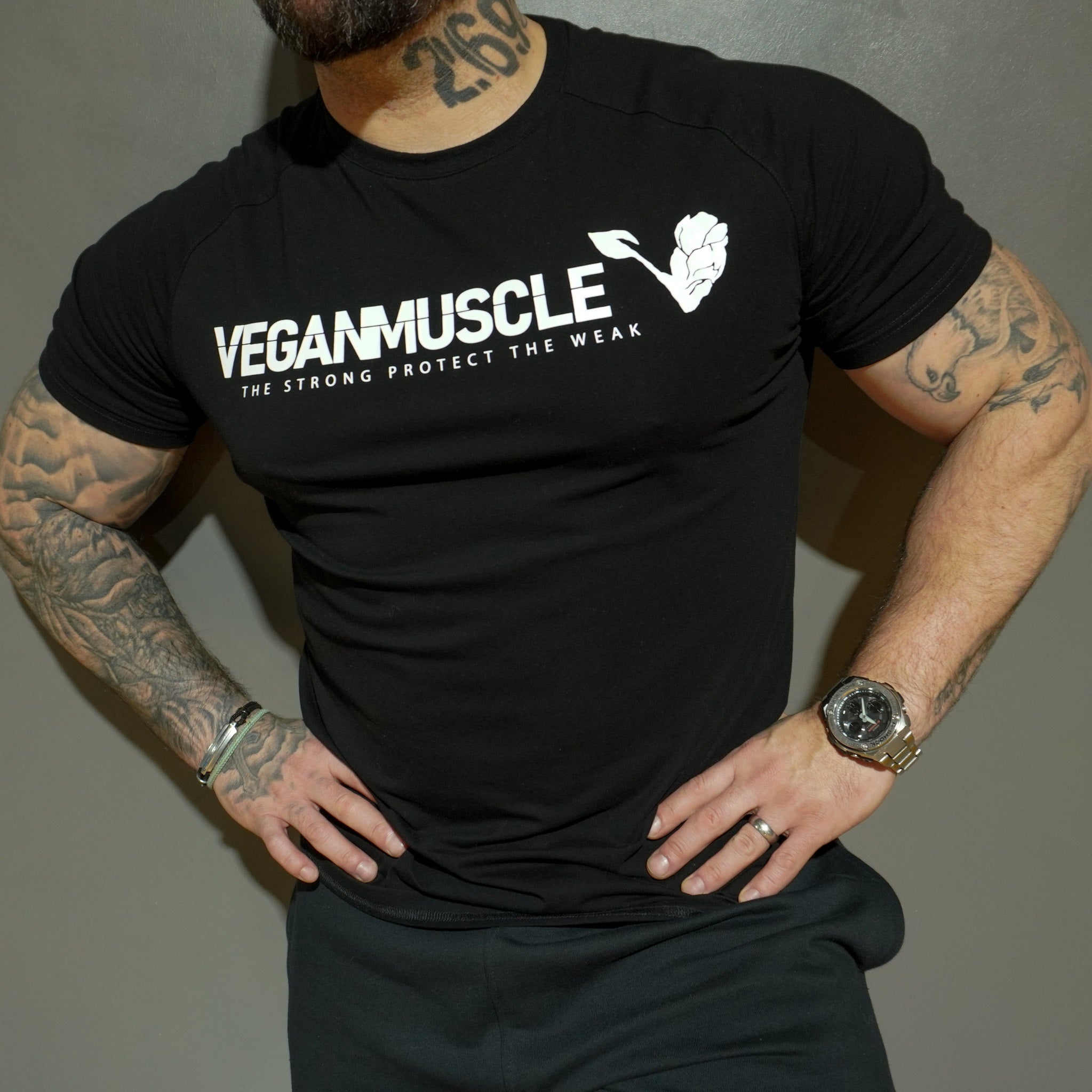 Vegan on sale bodybuilding shirt